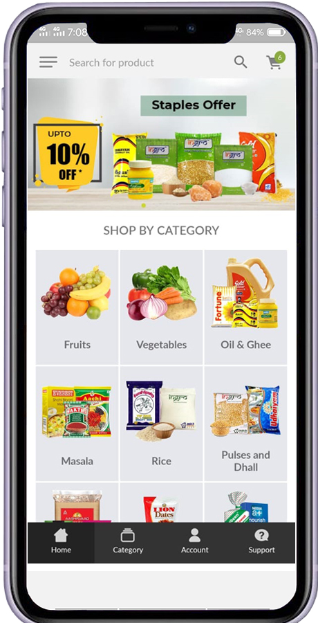 Mobile App For Grocery Shopping 